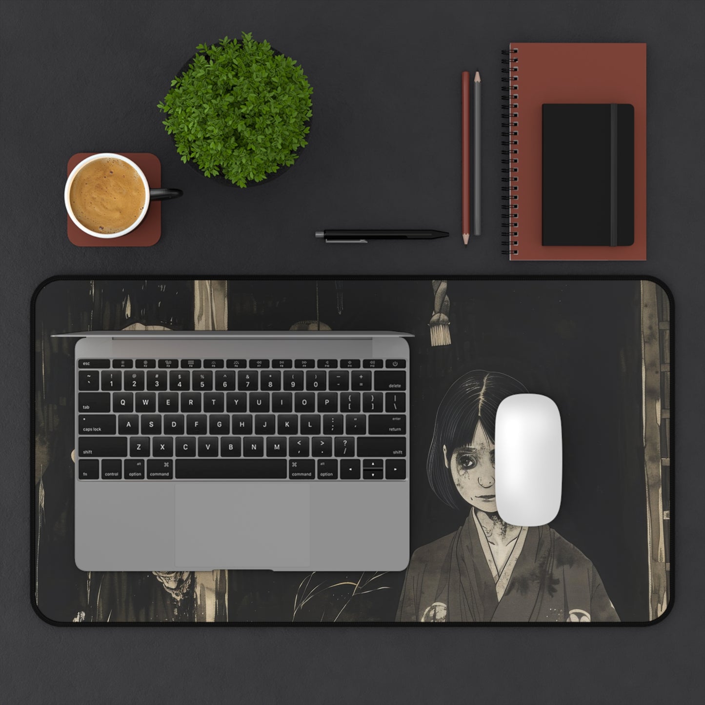 Ghostly Watchers Desk Mat