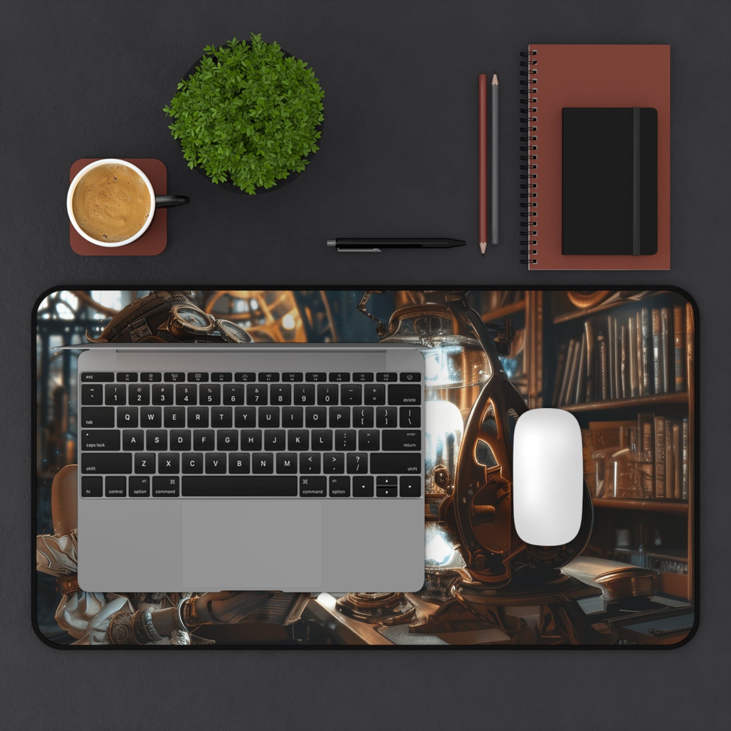 Aether Engineer's Library Desk Mat