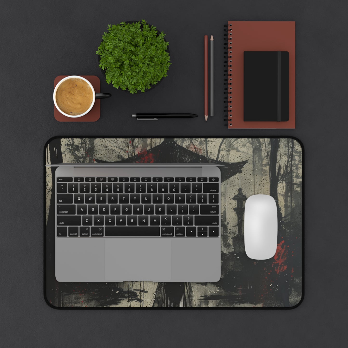 The Haunted Temple Desk Mat