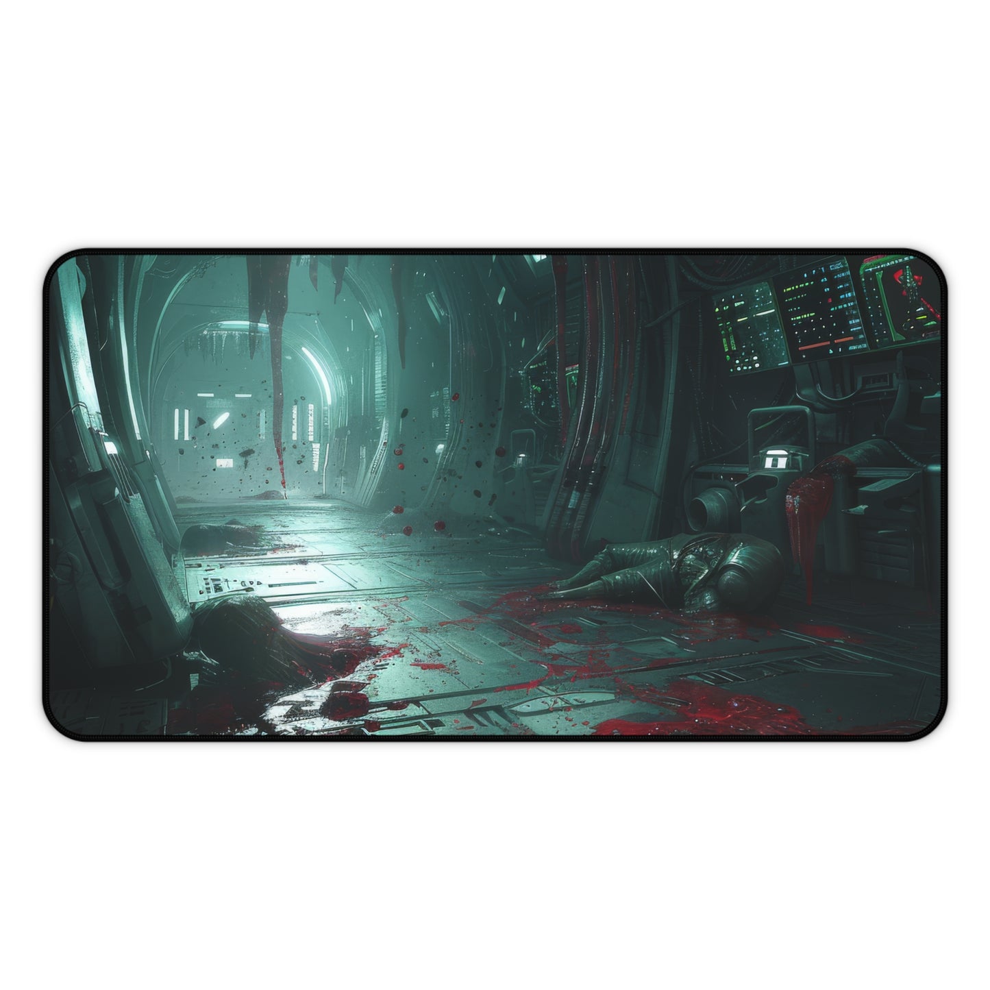 Bloodstained Corridor Desk Mat