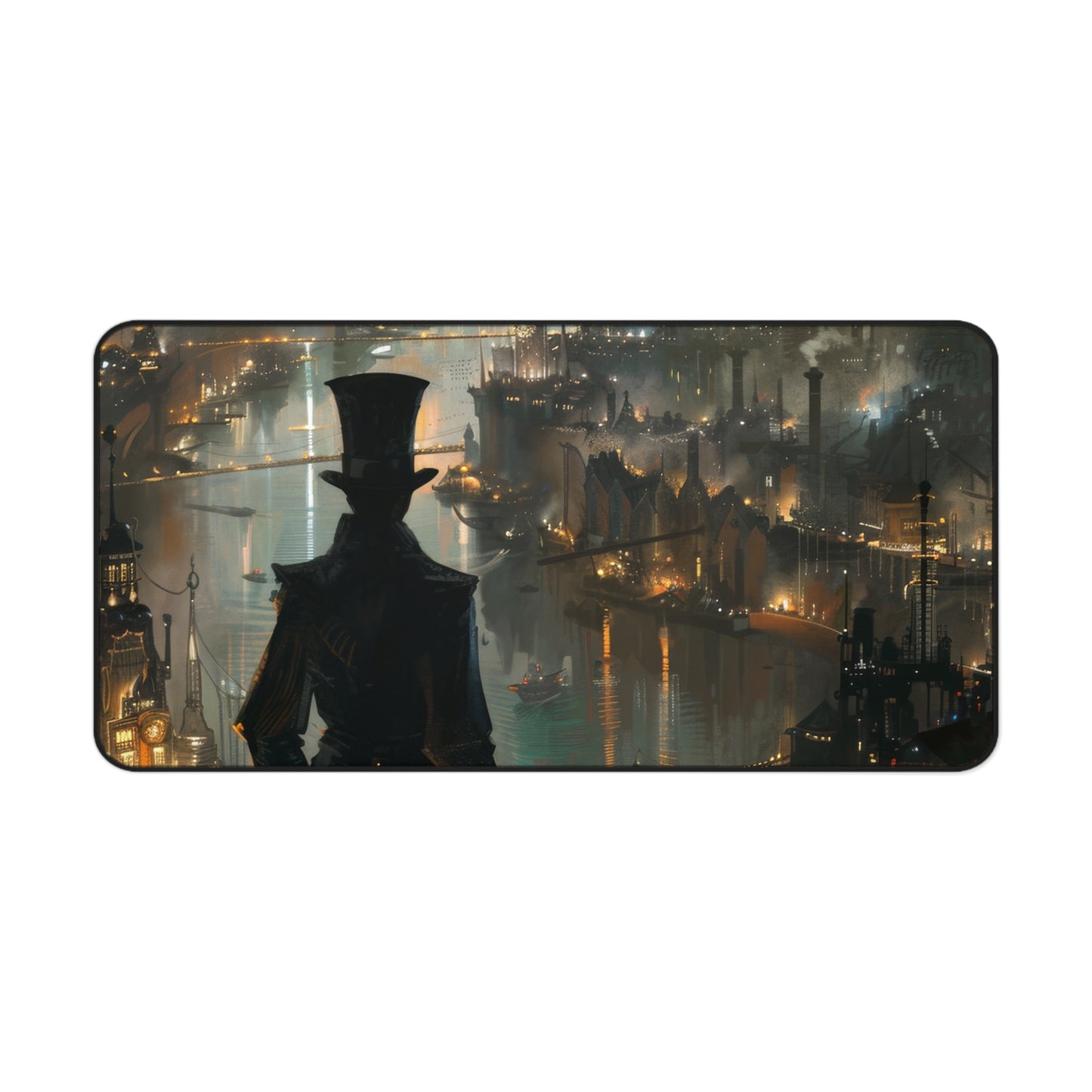 Nocturne of Neo-Victoria Desk Mat