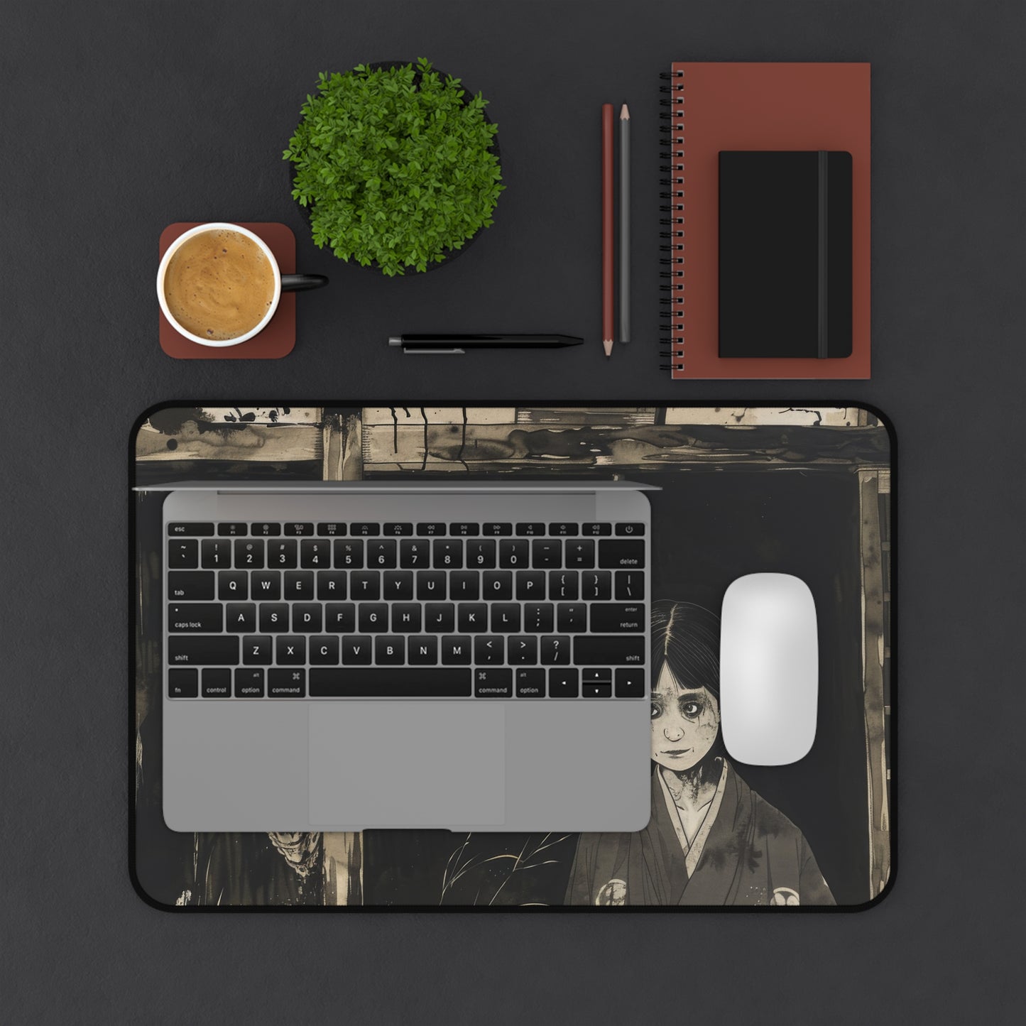 Ghostly Watchers Desk Mat