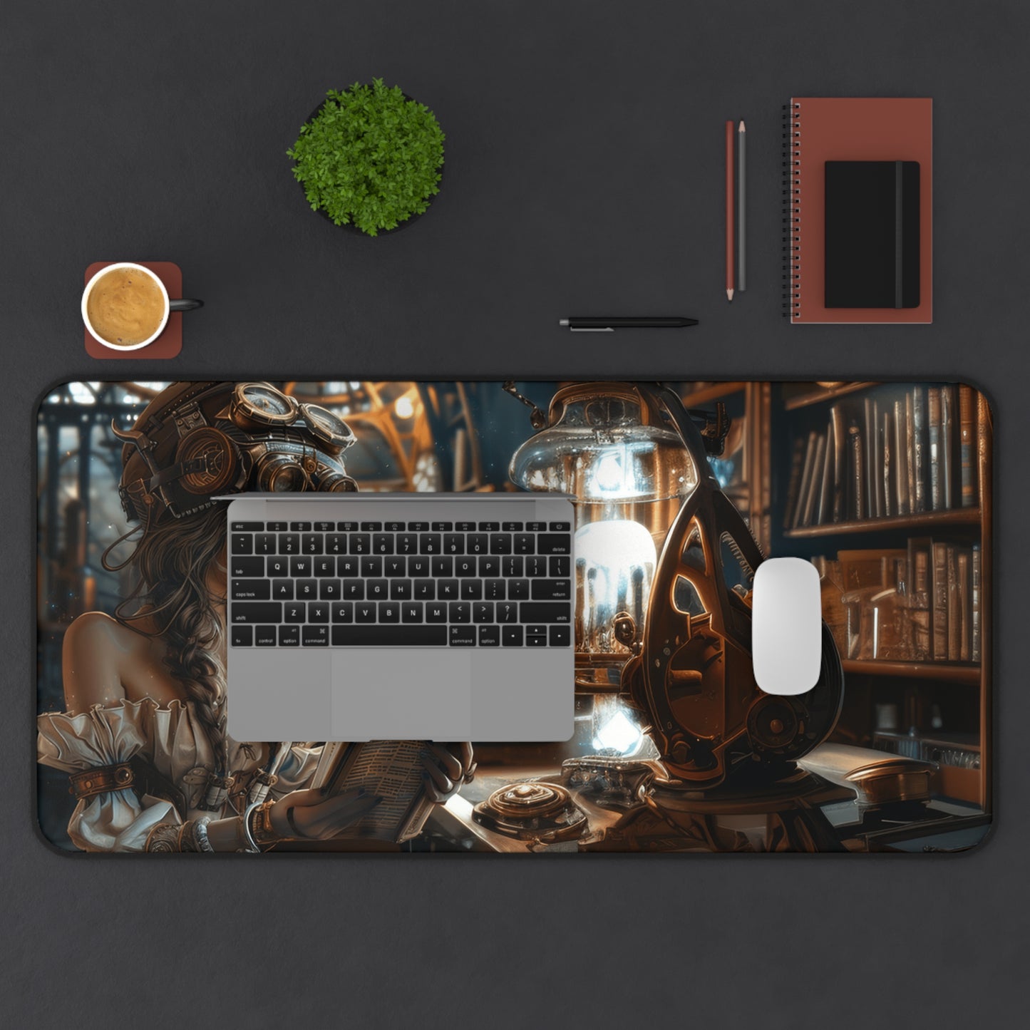 Aether Engineer's Library Desk Mat