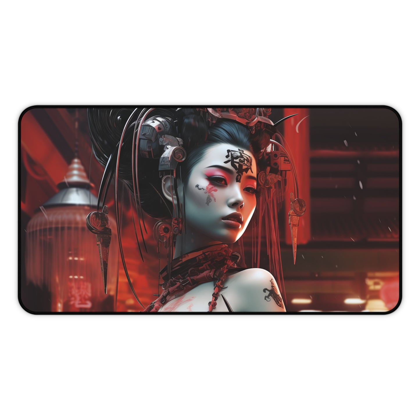 Cybernetic Harmony Desk Mat