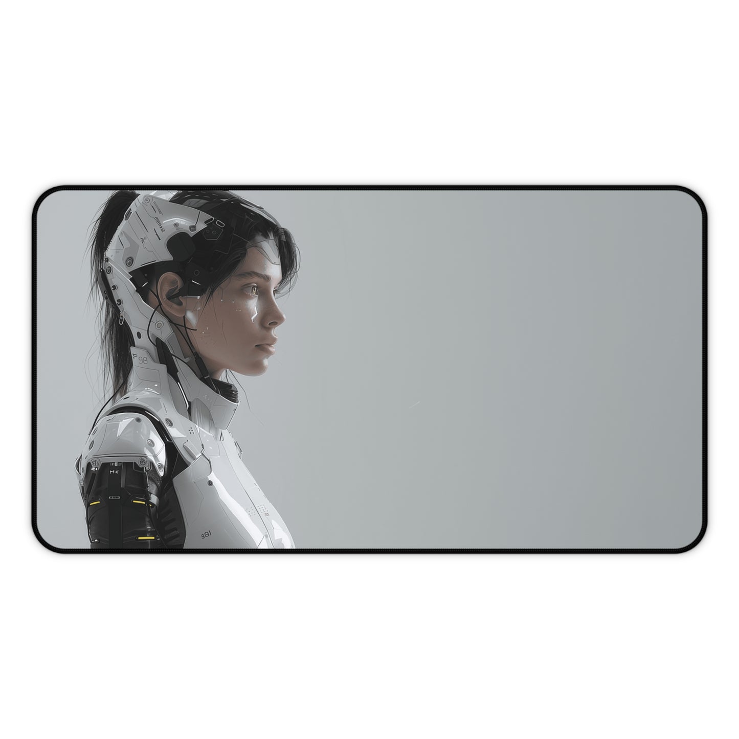 Futuristic Serenity Desk Mat