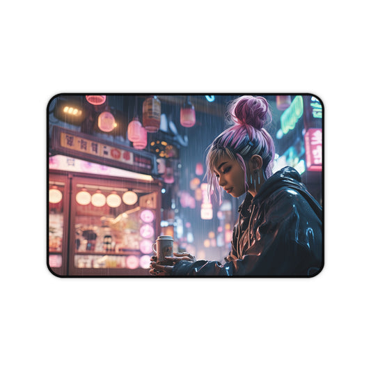 Neon Tea Time Mouse Pad