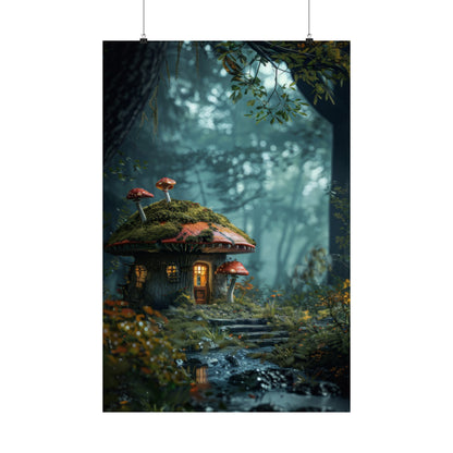 Whispering Woods Cottage Posters