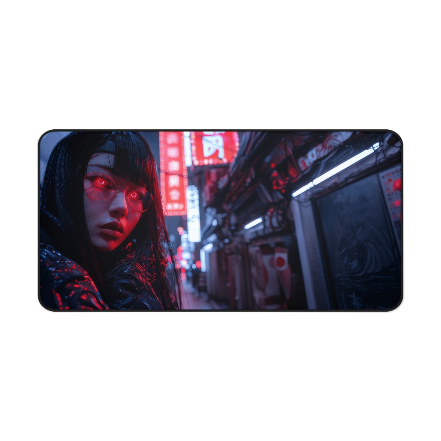 Neon Nightstalker Desk Mat