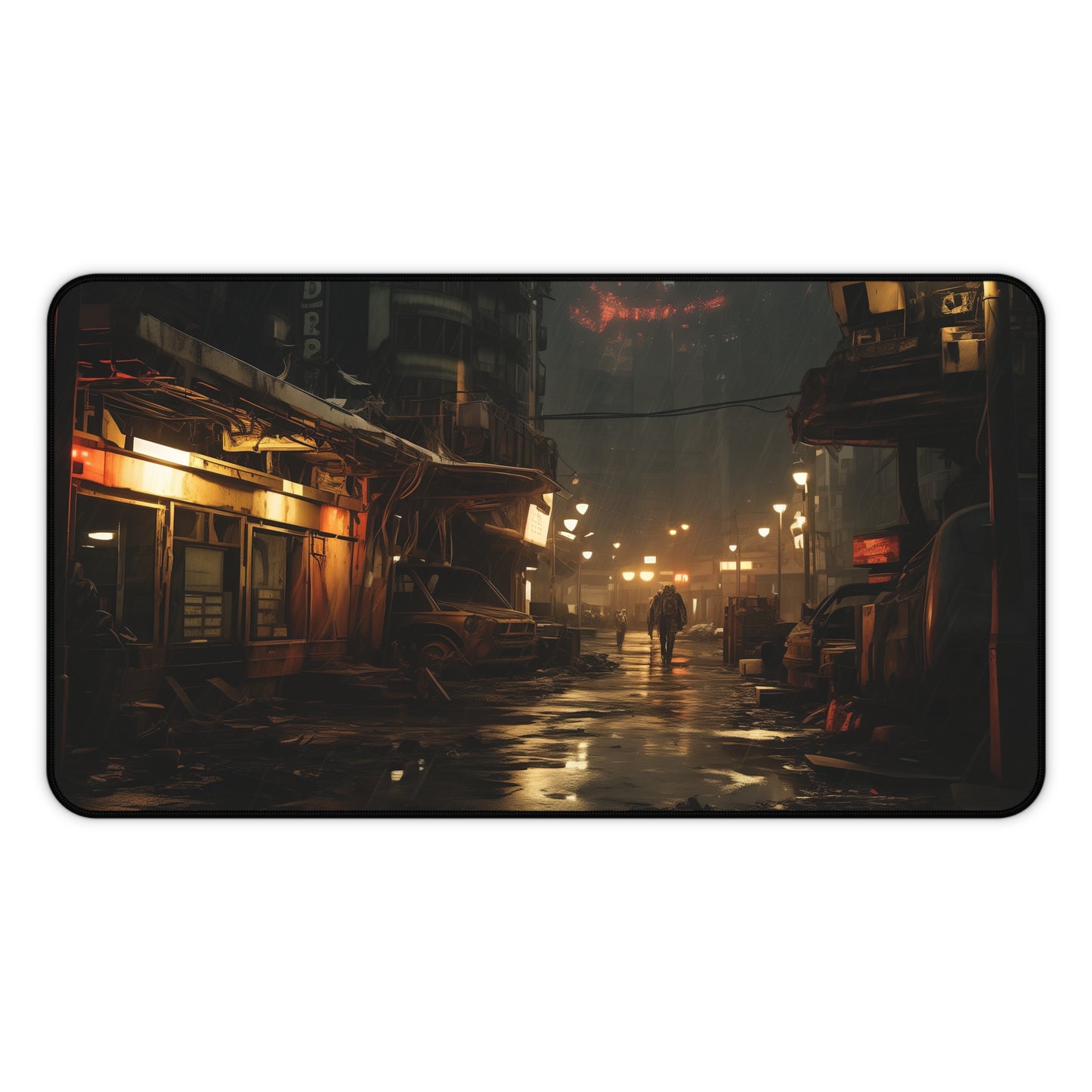 Solitary Wanderer Desk Mat