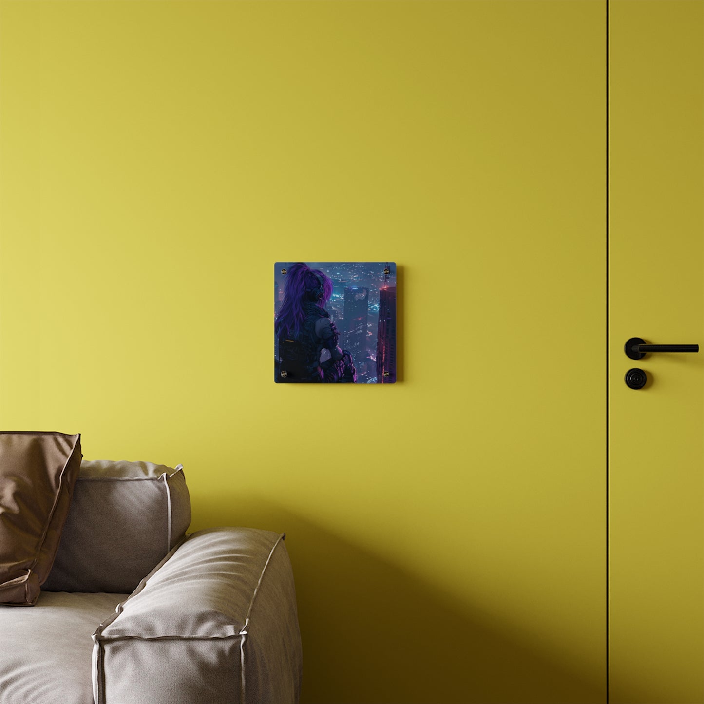 Observer Above the Cybercity Acrylic