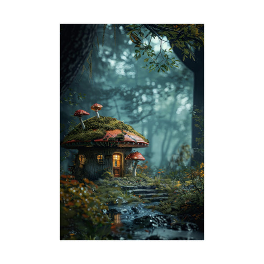 Whispering Woods Cottage Posters