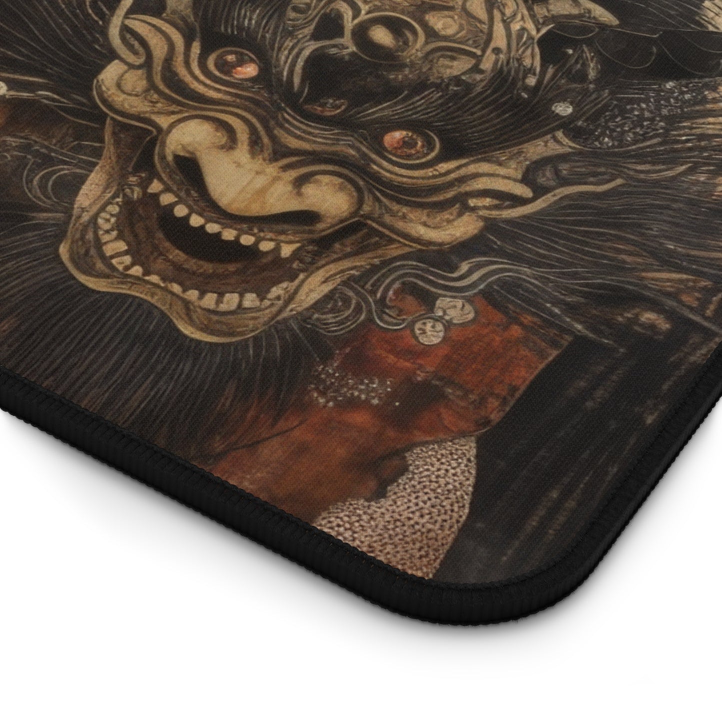 Demon Masks of the Underworld Desk Mat