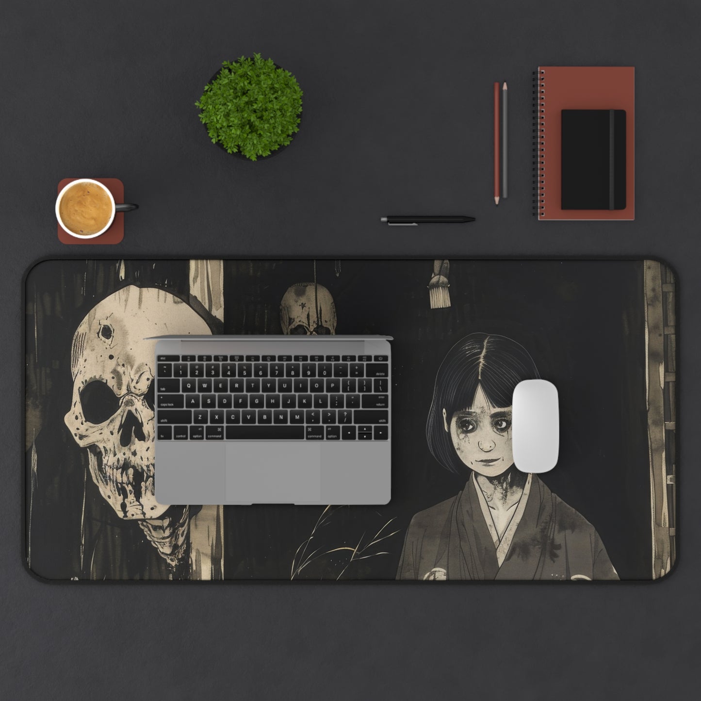 Ghostly Watchers Desk Mat