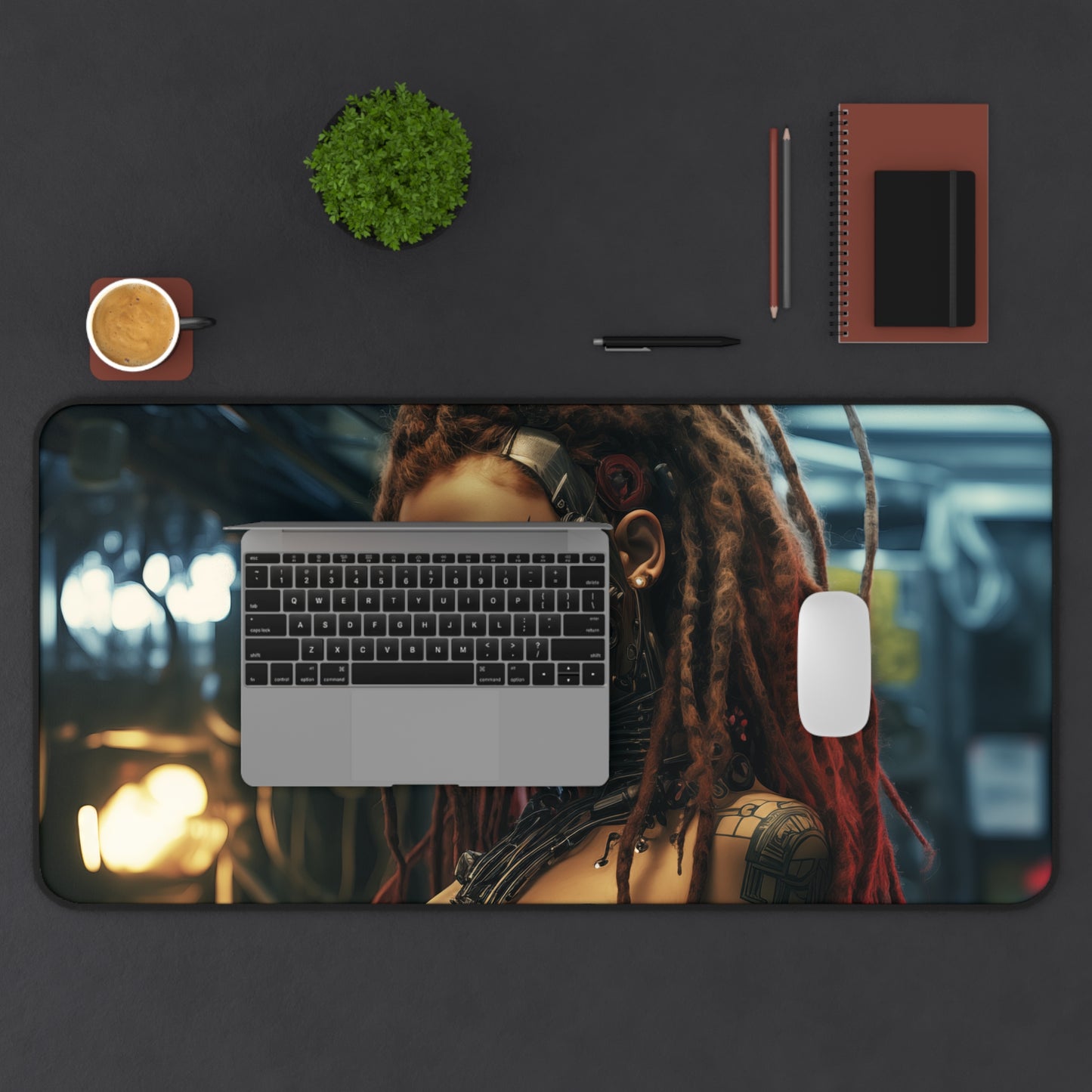 Dreadlock Matrix Desk Mat