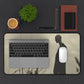 The Silent Watcher Desk Mat