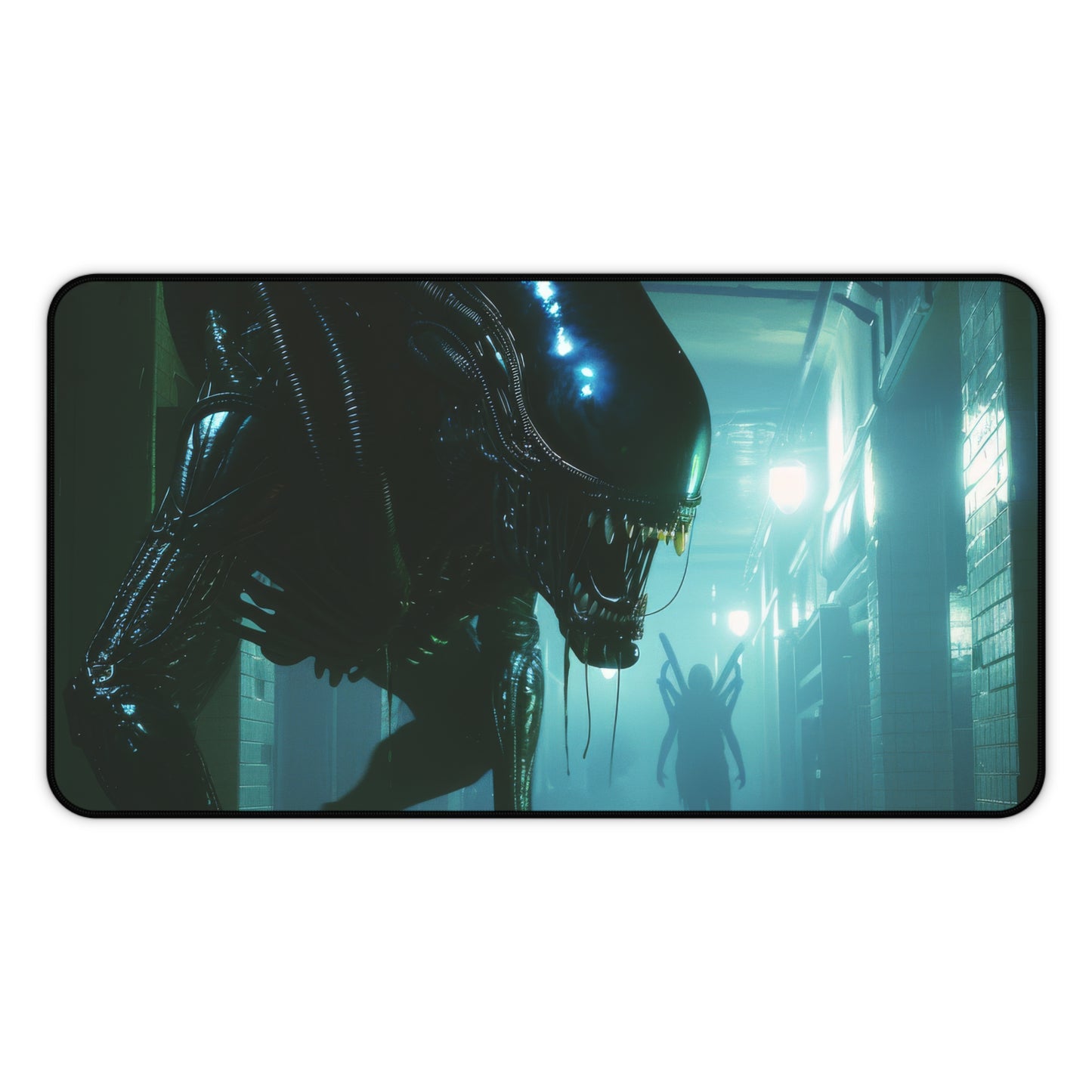 Stalker in the Shadows Desk Mat