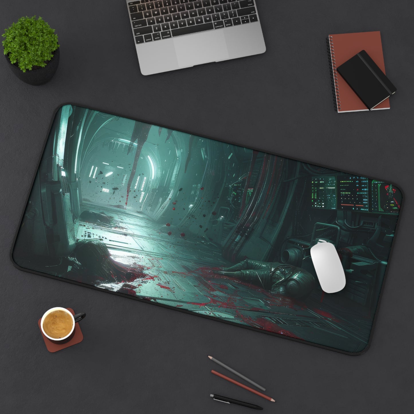 Bloodstained Corridor Desk Mat