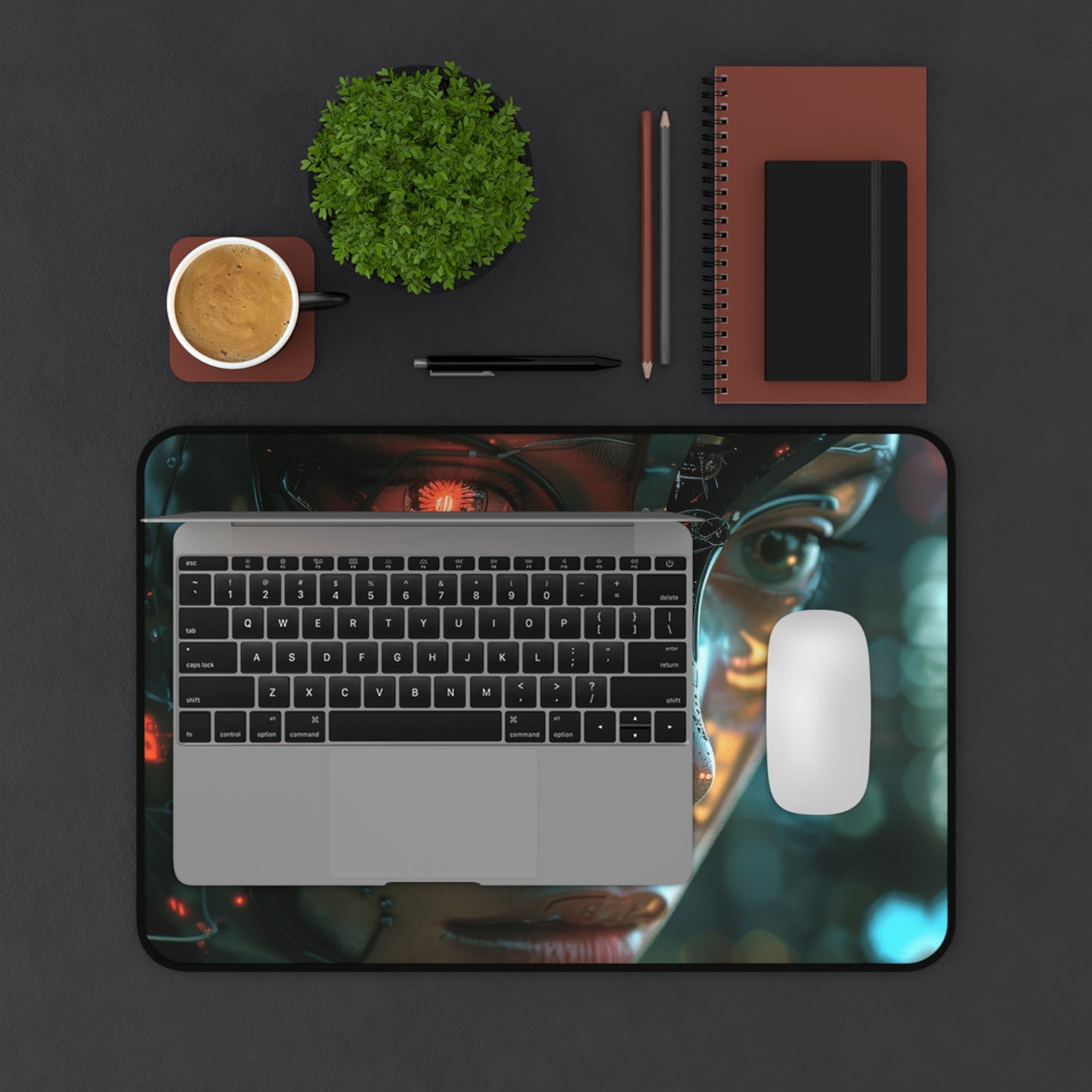 Cybernetic Muse Desk Mat