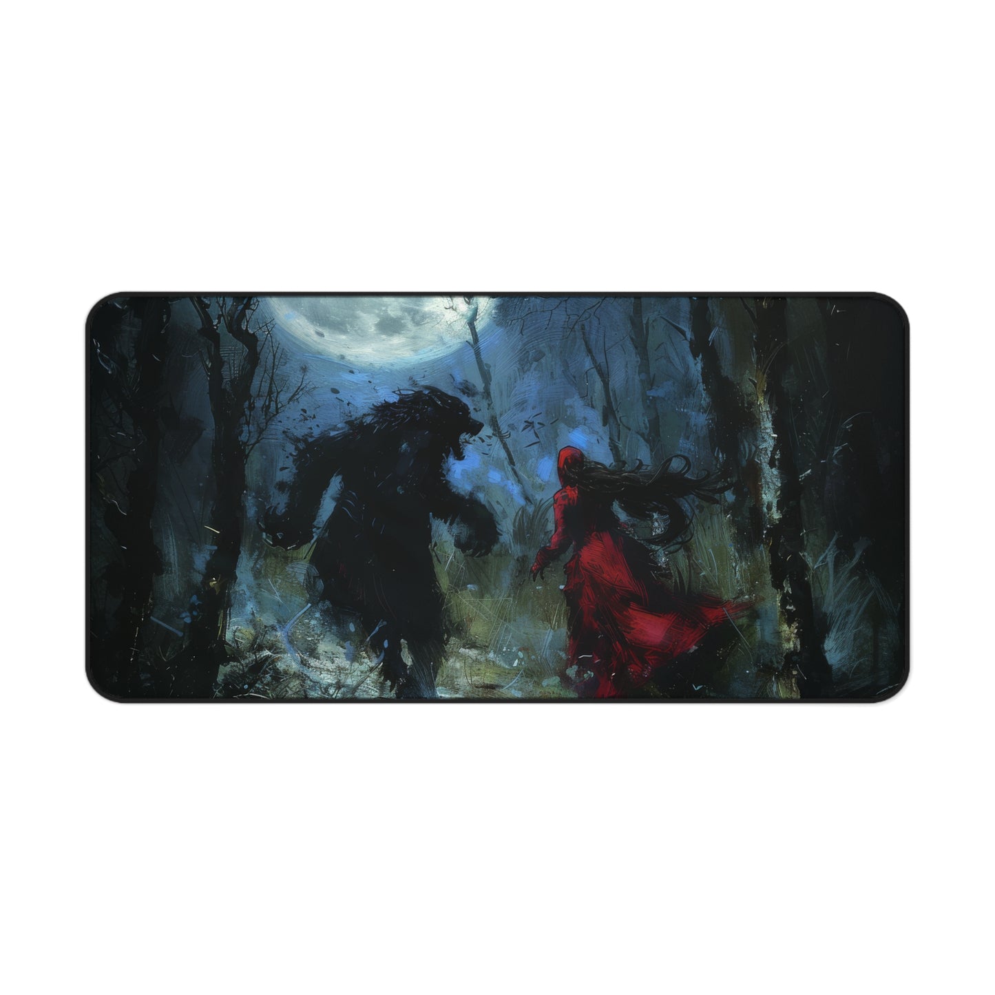 The Wolf's Hunt Desk Mat