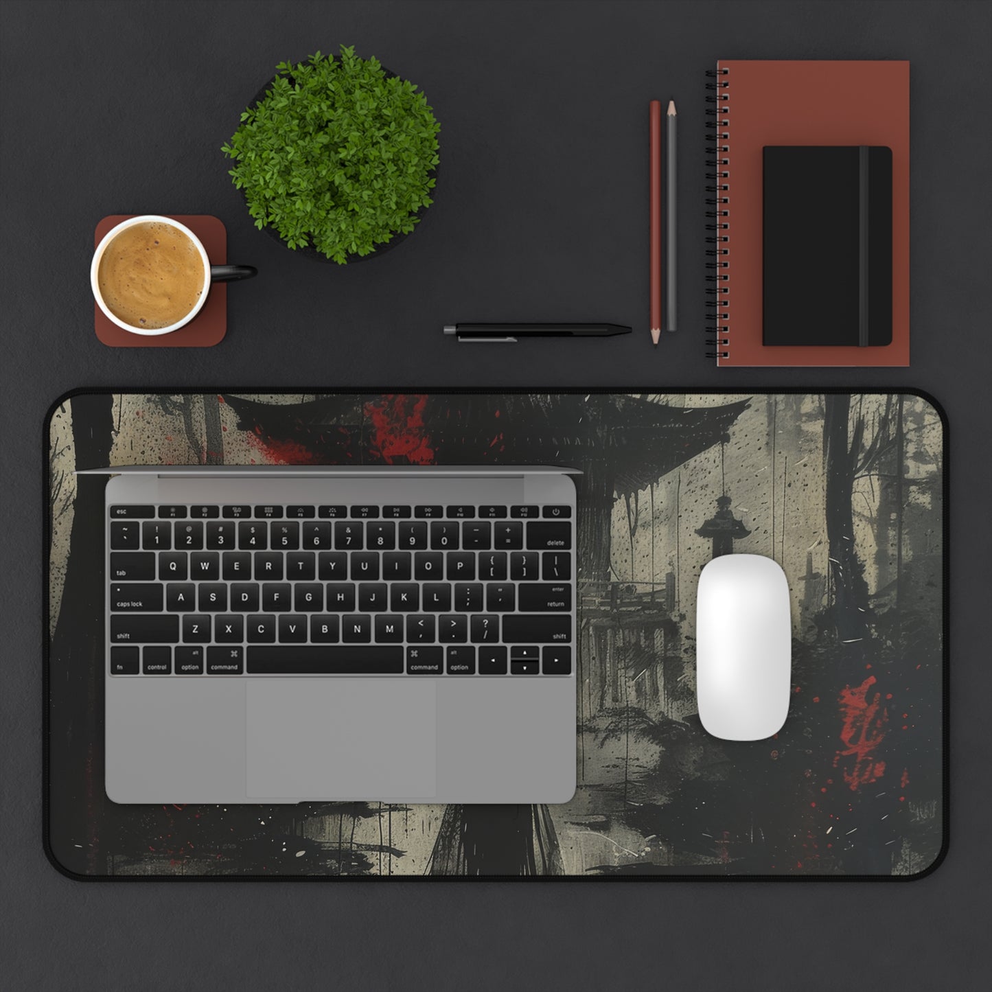 The Haunted Temple Desk Mat