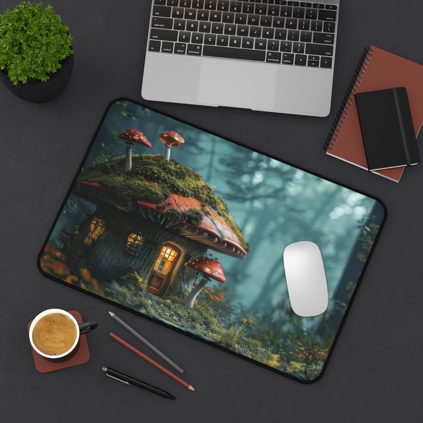 Whispering Woods Cottage Desk Mat