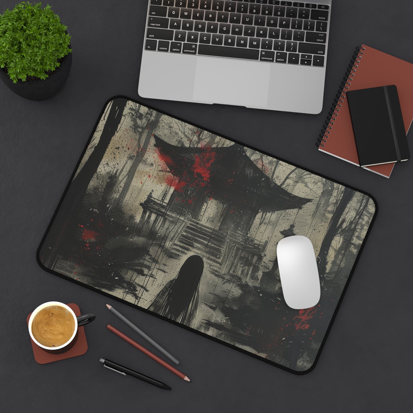 The Haunted Temple Desk Mat