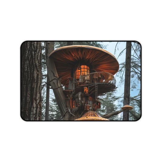 Enchanted Forest Retreat Desk Mat