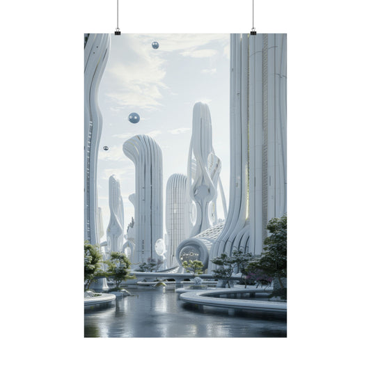 Utopian Dreamscape Poster