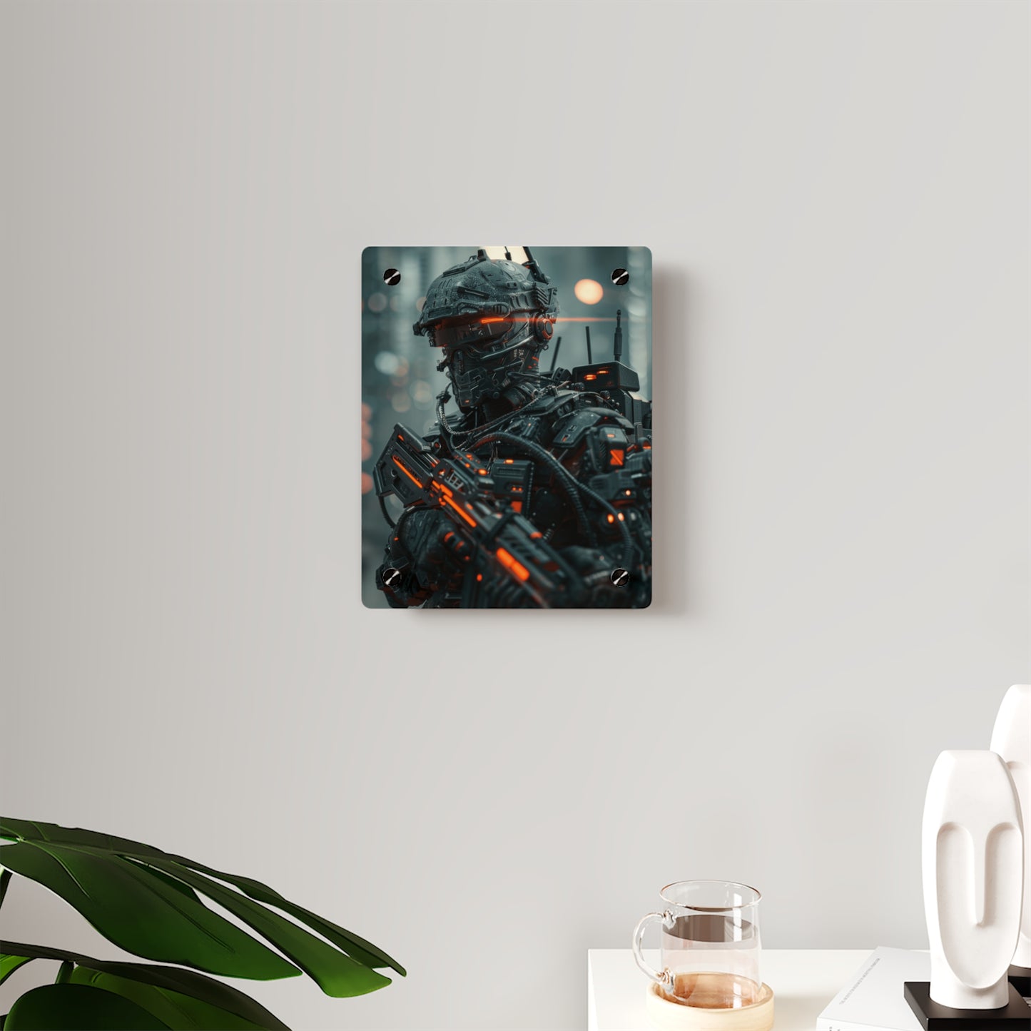 The Cyber Sentinel Acrylic