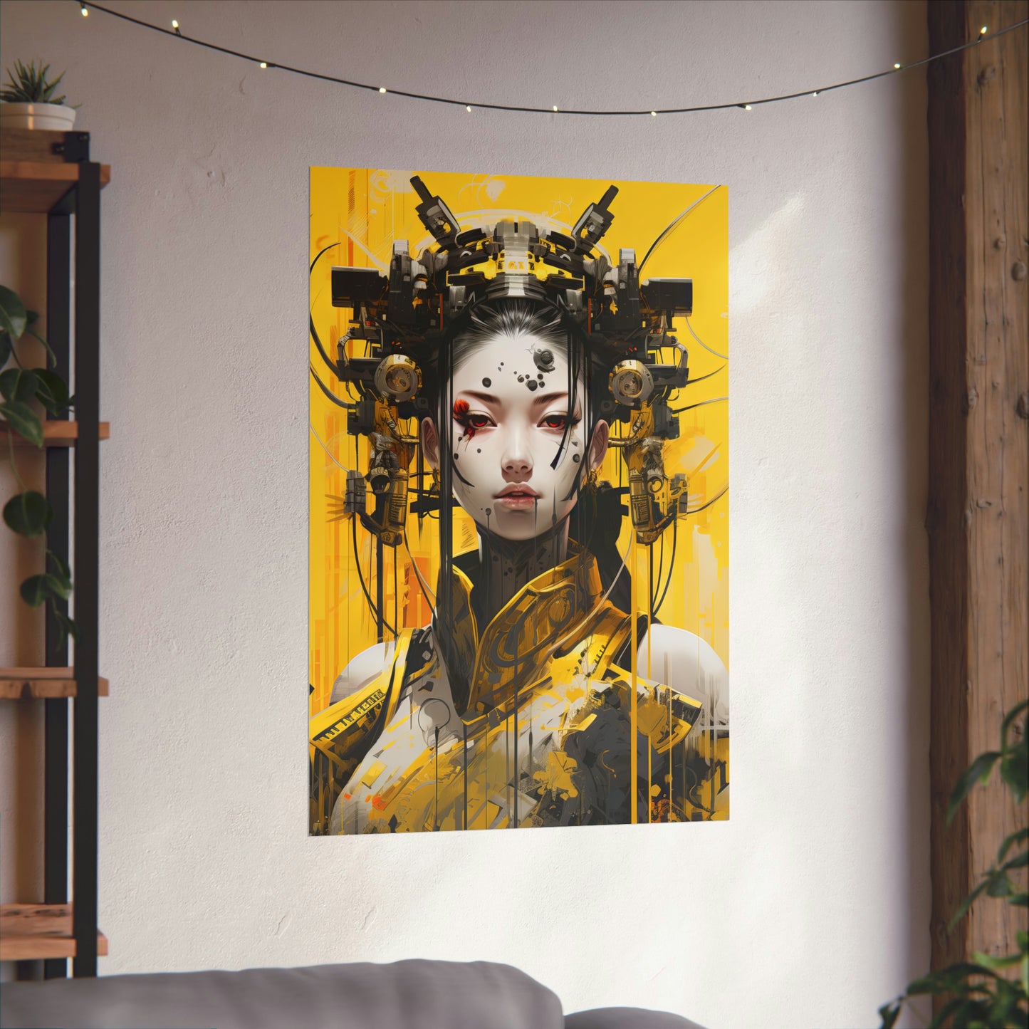 芸者 Lady in Yellow Poster