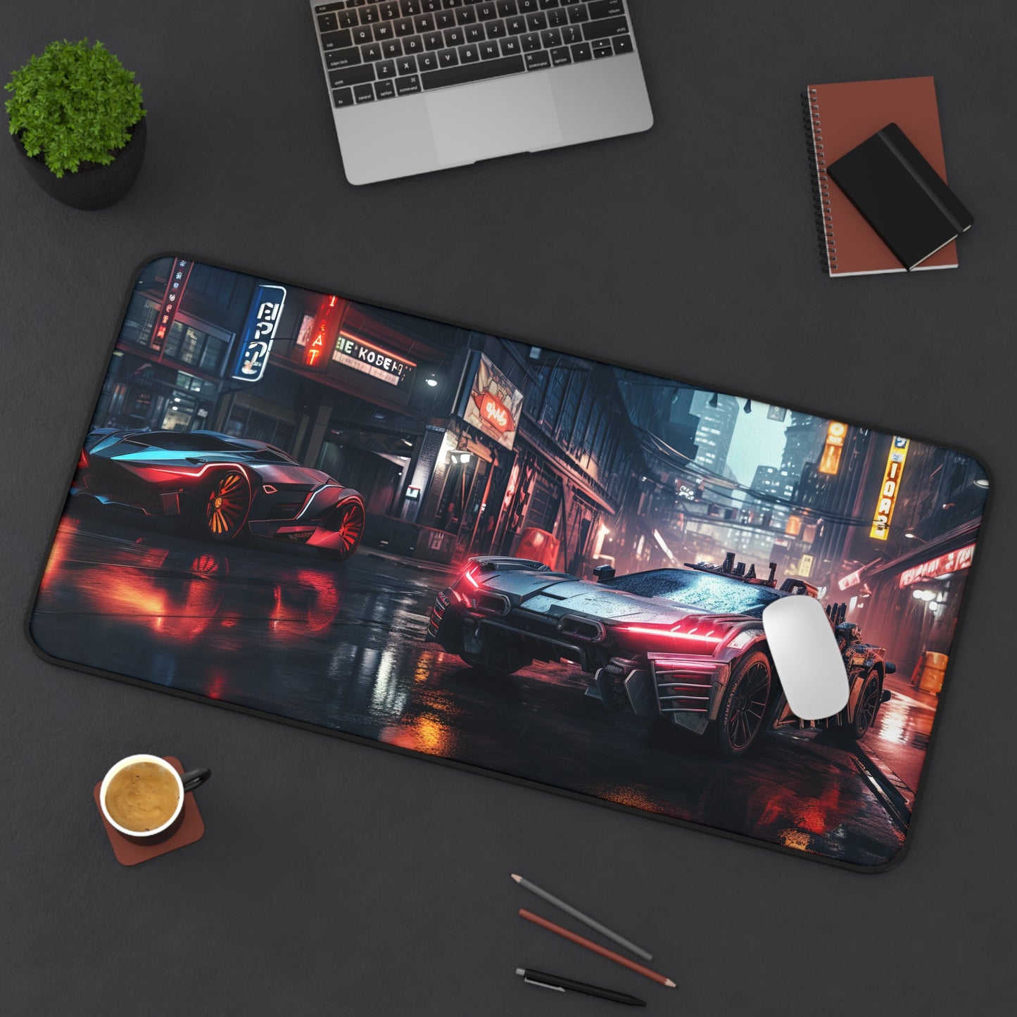 Neon Phantom Desk Mat