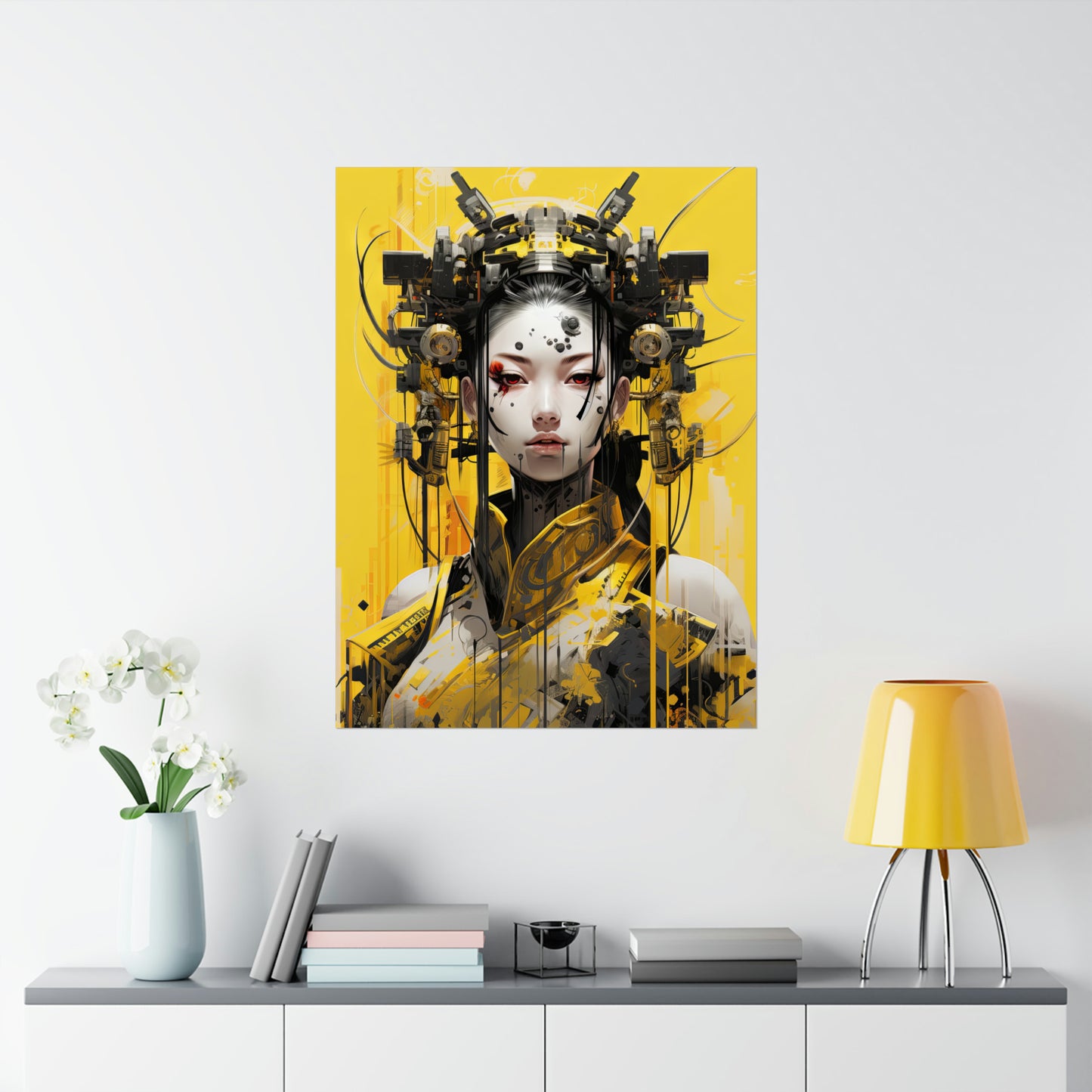 芸者 Lady in Yellow Poster