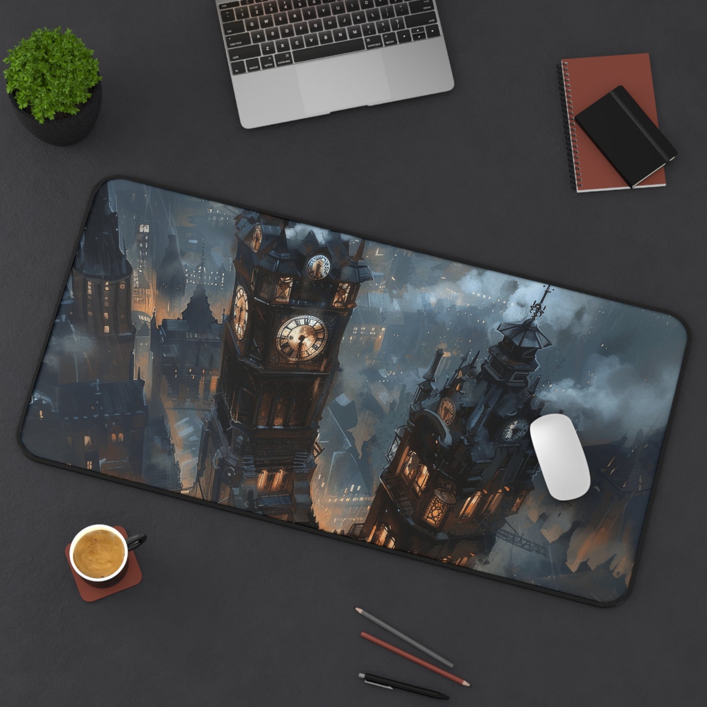 Twilight over Gearford Desk Mat