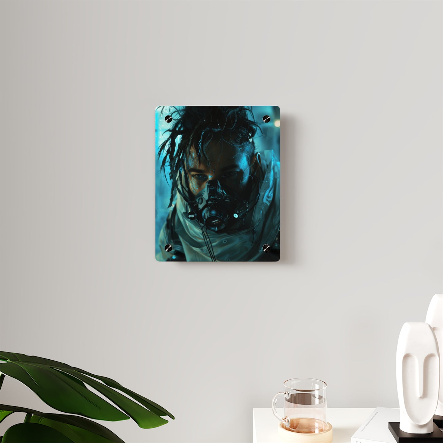 Cyberpunk Enigma Acrylic