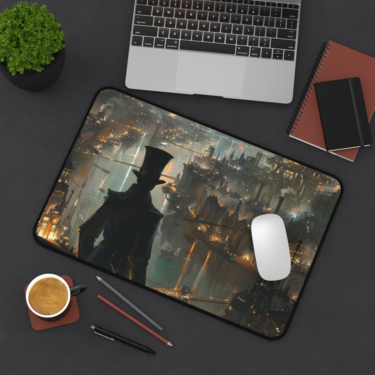 Nocturne of Neo-Victoria Desk Mat