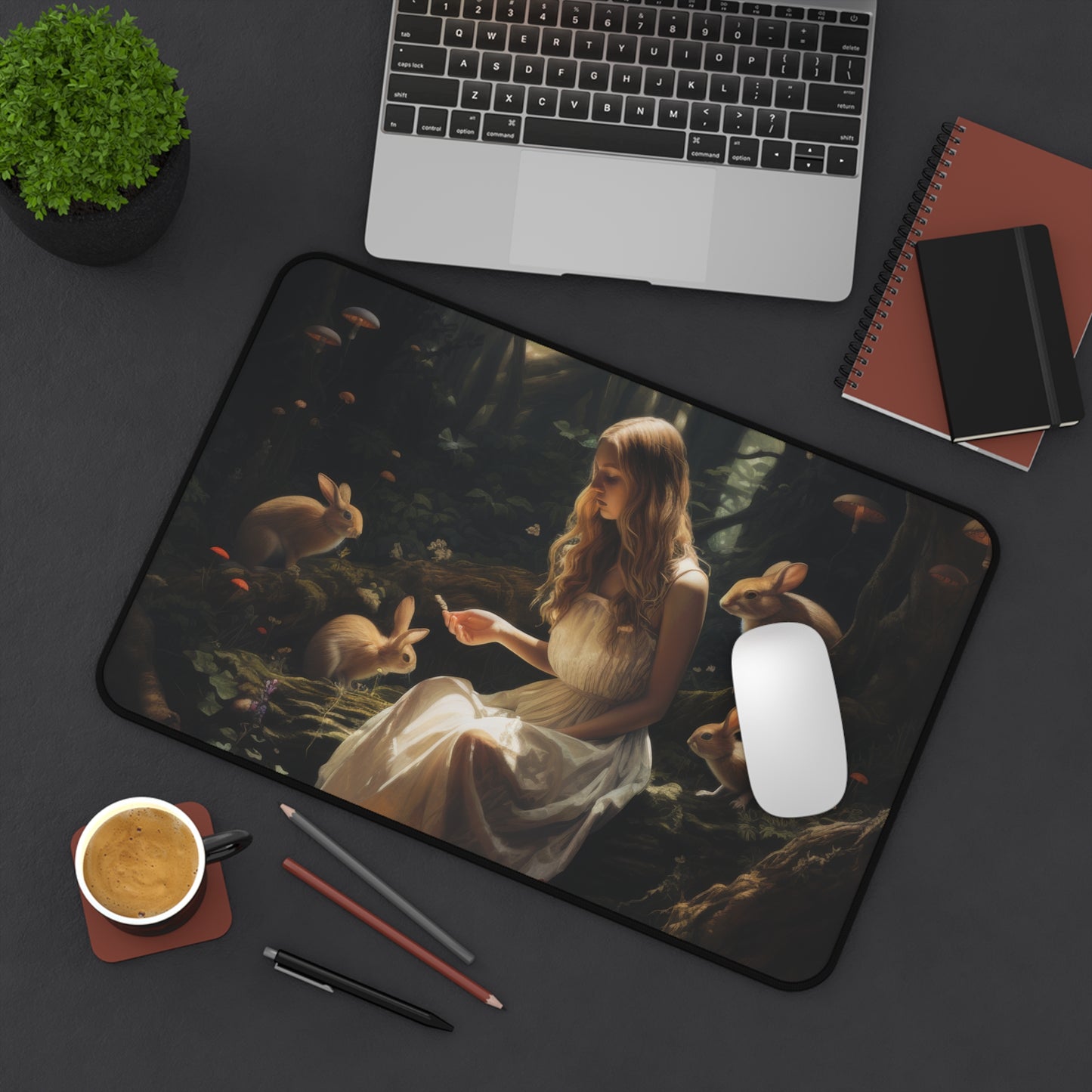 Enchanted Glade Whispers Desk Mat