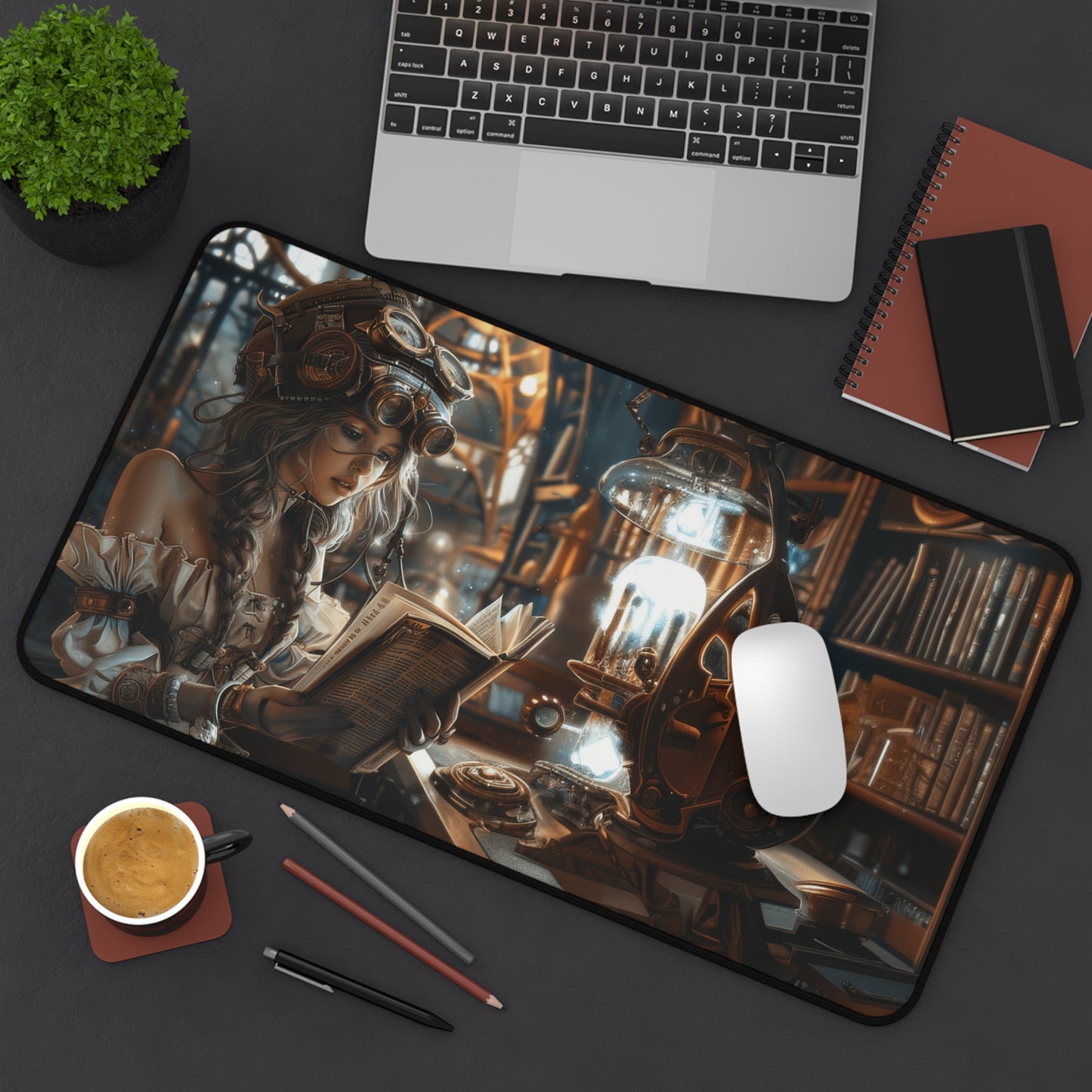 Aether Engineer's Library Desk Mat