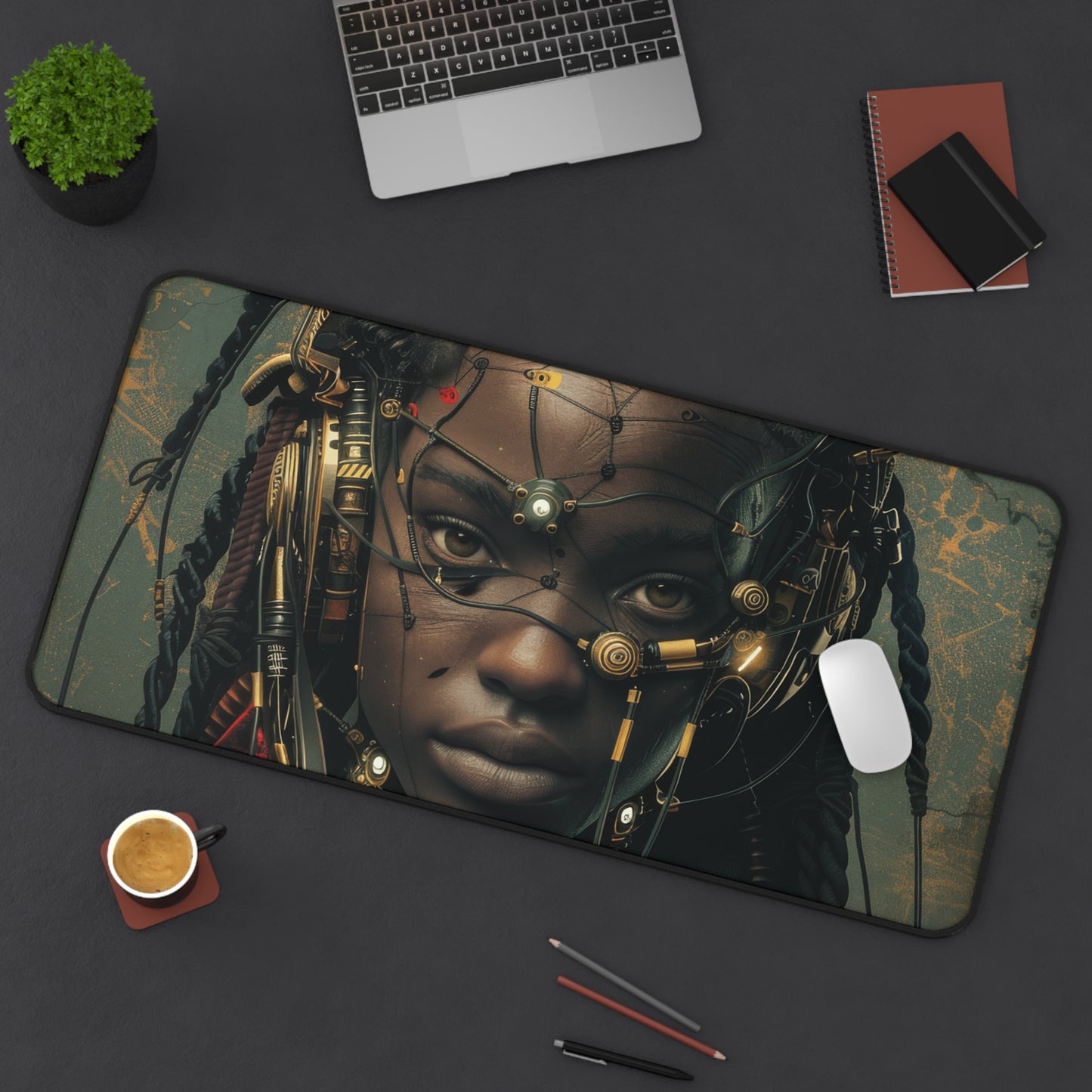 Cybernetic Visionary Desk Mat