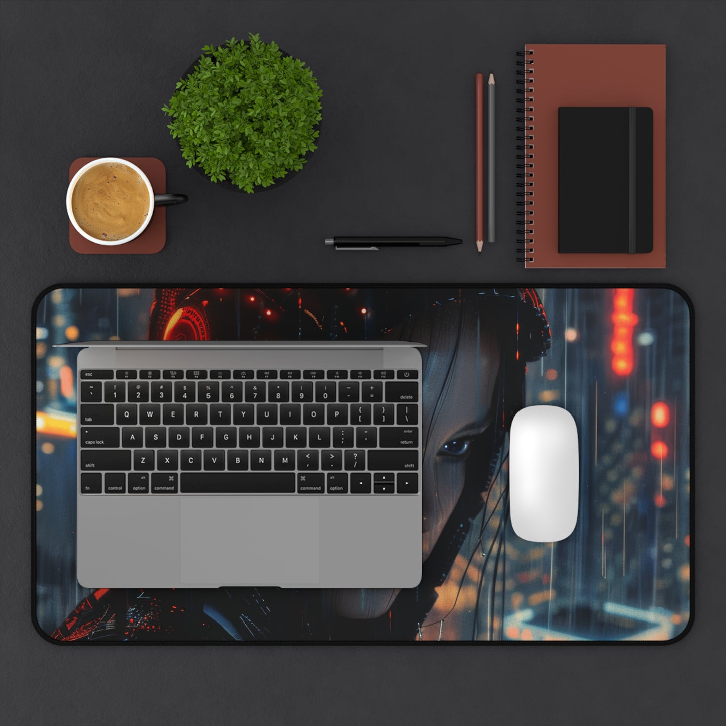 Crimson Mirage Desk Mat